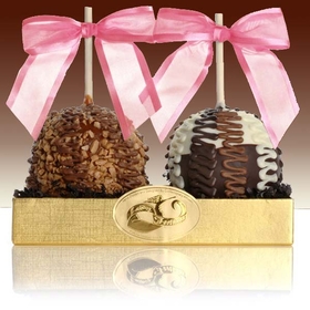 Gift Basket LF-CA01DUO Fancy Chocolate Caramel Apple Duet