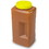 Globe Scientific 108025A Container, 24 Hour Urine Collection, 2500mL (2.5 Liter), Affixed Screwcap, Amber
