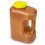 Globe Scientific 108025A Container, 24 Hour Urine Collection, 2500mL (2.5 Liter), Affixed Screwcap, Amber