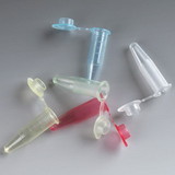 Globe Scientific 0.6mL PCR Tubes with Attached Flat Cap