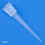 Globe Scientific 150058 Pipette Tip, 100 - 1300uL, Certified, Universal, Low Retention, Graduated, 98mm, Extended Length, Natural, STERILE, 500/Stand-Up Resealable Bag