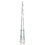 Globe Scientific 150058 Pipette Tip, 100 - 1300uL, Certified, Universal, Low Retention, Graduated, 98mm, Extended Length, Natural, STERILE, 500/Stand-Up Resealable Bag