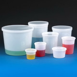 Globe Scientific Snap Lid Containers, Natural