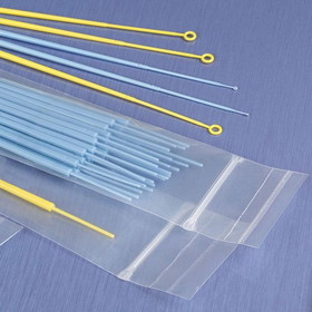 Globe Scientific Flexible Inoculation Loops in Resealable Bags