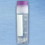 CRYOCLEAR VIALS - 2.0ML - ASSEMBLED VIOLET SCREWCAP WITH CO-MOLDED THERMOPLASTIC ELASTOMER (TPE) SEALING LAYER - ROUND BOTTOM - SELF-STANDING - 10 BAGS/CASE