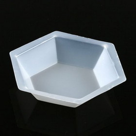 Globe Scientific Plastic Hexagonal Weighing Dishes