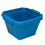 Globe Scientific 455015B Ice Bucket with Cover, 4.5 Liter, Blue