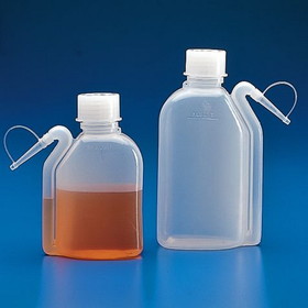 Globe Scientific Wash Bottle with Integrated Spout, LDPE