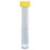 TRANSPORT TUBE -  10ML -  WITH SEPARATE YELLOW SCREW CAP -  PP -  CONICAL BOTTOM -  SELF-STANDING -  MOLDED GRADUATIONS