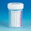 Globe Scientific 6529 Container: Tite-Rite, 120mL (4oz), PP, STERILE, Attached Orange Screw Cap, ID Label, Graduated, Individually Wrapped