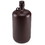 Globe Scientific 7052000AM Bottle, Narrow Mouth, Amber PP Bottle, Attached PP Screw Cap, 2 Litres (0.5 Gallons)
