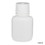 Globe Scientific 7060030 Bottle, Narrow Mouth, HDPE Bottle, Attached PP Screw Cap, 30mL, 12/Pack