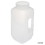 LARGE WIDE MOUTH WITH HANDLE - SQUARE - 100MM PP SCREW CAP - 4 LITRES (1.0 GALLONS)
