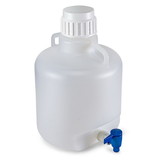 Globe Scientific Diamond® RealSeal™ Round PP Carboys with Spigot