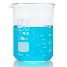 Globe Scientific Globe Glass Beakers, Griffin Style