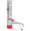 Globe Scientific GBTD-R-10 Bottle Top Dispenser, with Recirculation, 1.0mL to 10.0mL, 0.2mL increments