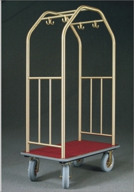 Glaro Deluxe Bellman Carts 40" Desk length Pneumatic Wheels, 5500
