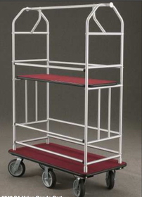 Glaro 6 Wheel Value Condo Cart 48" Deck Lnth, 5648