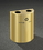 Glaro BC2499 Recyling Receptacle - Recyclepro Dual Stream - Half Round Collection - Bottles & Cans Openings