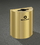 Glaro M2499 Recyling Receptacle - Recyclepro Single Stream - Half Round Collection - Mixed Recyclables Opening
