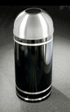 Glaro T1530 Waste Receptacle - New Yorker Collection - Open Dome Top