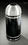 Glaro T1556 The "Monte Carlo" Banded, Open Dome Top Waste Receptacle with Satin Aluminum Bands/Covers 15" Dia
