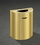 Glaro T2499 Recyling Receptacle - Recyclepro Single Stream - Half Round Collection - Trash Opening