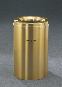 Glaro W-2032 Recycling Receptacle - Recyclepro Single Stream - Waste Opening 14" dia. Hole