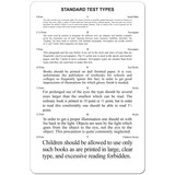 Good-Lite Standard Reading Test Card