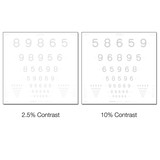 Good-Lite ETDRS Low Contrast LEA NUMBERS ® Clinical Trial Charts