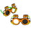 Good-Lite Tiger Opaque Fun Frames Occluder Glasses