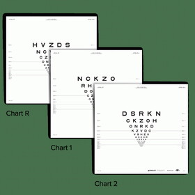 Good-Lite Original Series ETDRS Translucent Distance ESV3000&#153; and ESC2000&#153; Charts for 6.5 feet/2 meters