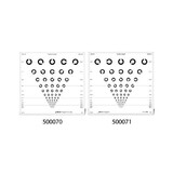 Good-Lite 8 Position Landolt C Charts ETDRS Clinical Trial ESV3000 and ESC2000 Chart