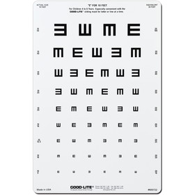 Good-Lite Tumbling E Wide-Spaced Distance Chart