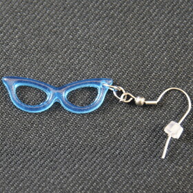 Good-Lite Cat Eye Glasses Earrings