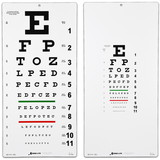 Good-Lite 10 and 20 FT (3 and 6 M) Snellen Chart