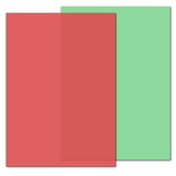 Good-Lite Red and Green Vinyl Sheets