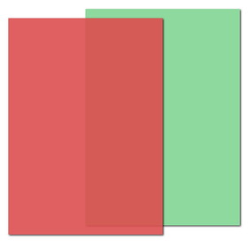 Good-Lite Red and Green Vinyl Sheets
