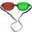 Good-Lite GL Small Anti-suppression Red/Green Goggles
