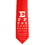 Good-Lite Snellen Chart on Red Background Necktie, Price/each