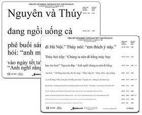Good-Lite Vietnamese Continuous Text Near Reading Card