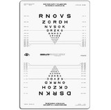 Good-Lite Sloan Letter Proportional Spaced Near Vision Chart, 9