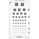 Good-Lite Tumbling E Wide-spaced Distance Chart, 10