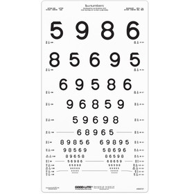 Good-Lite LEA NUMBERS &#174; Proportional Spaced Distance Chart