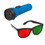 950100-WORTH 4-DOT FLASHLIGHT WITH ADULT RED/GREEN GLASSES