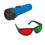 950101-WORTH 4-DOT FLASHLIGHT WITH PEDIATRIC RED/GREEN GLASSES