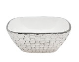 Godinger 16643 White Weave Bowl Medium