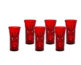 Godinger 25666 Dublin Red S/6 2oz Vodka Shots