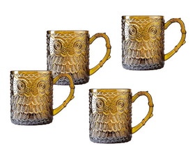 Godinger 26164 Owl S 4 Mug In Amber