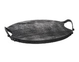 Godinger 33613 Black Wood/iron Round Tray
